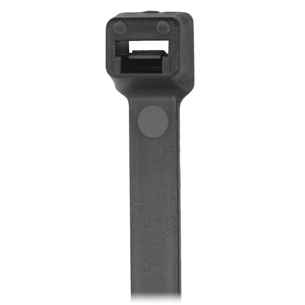 Pacer Group Cable Tie, 6 in L, 1-1/2 in Max Bundle Dia., Black, Nylon 6/6, 40 lb Strength CT1.5I-100BK - main